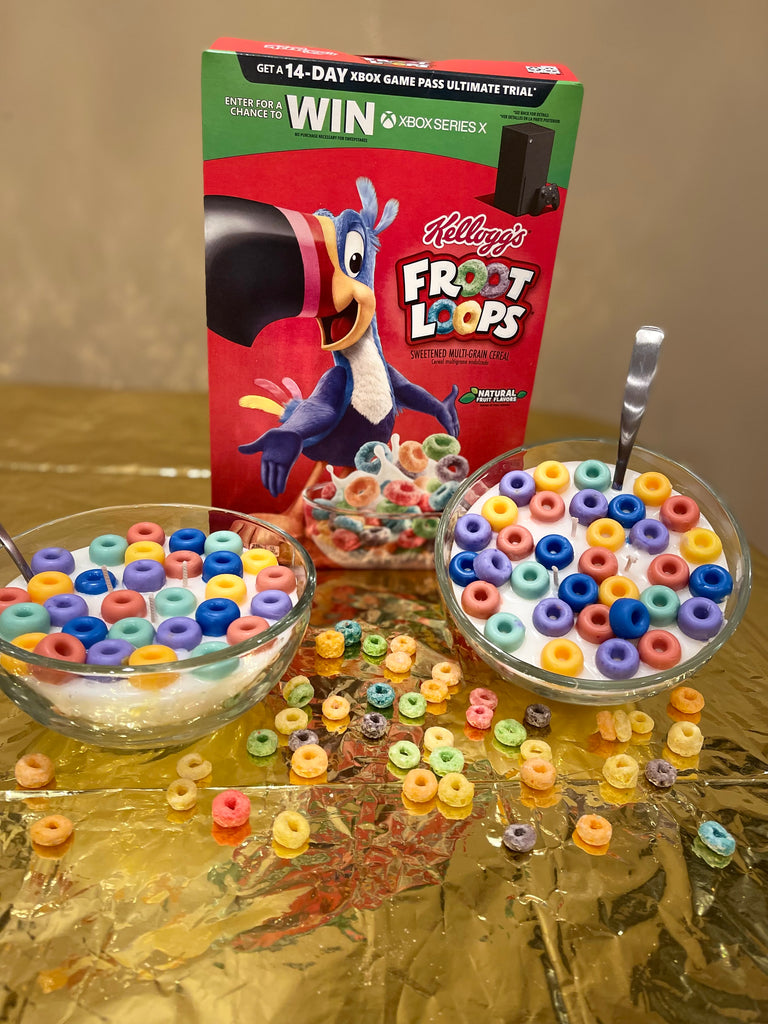 Cartoon Times  - 17oz Fruit Loop Cereal Inspired Candle